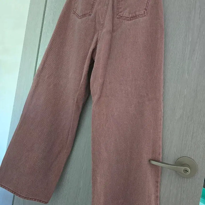 [SOLD OUT] 핑크 와이드 데님 팬츠 새상품