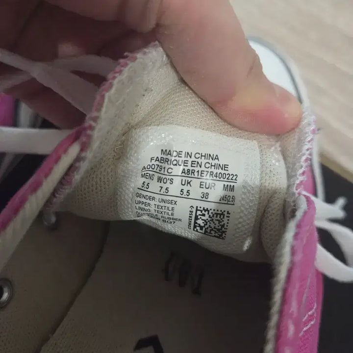 [BUNJANG] Converse All Star Fushia Pink Sneakers / 컨버스 올스타 푸시아핑크 245
