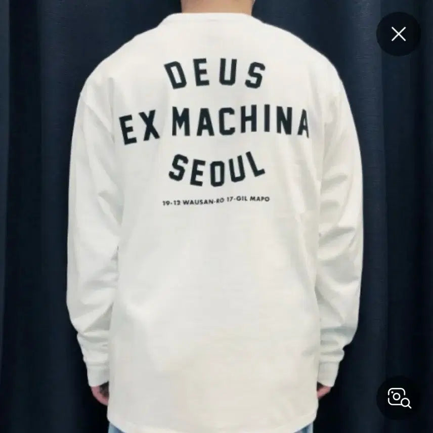 [SOLD OUT] 데우스 엑스 마키나 화이트 긴팔 티셔츠