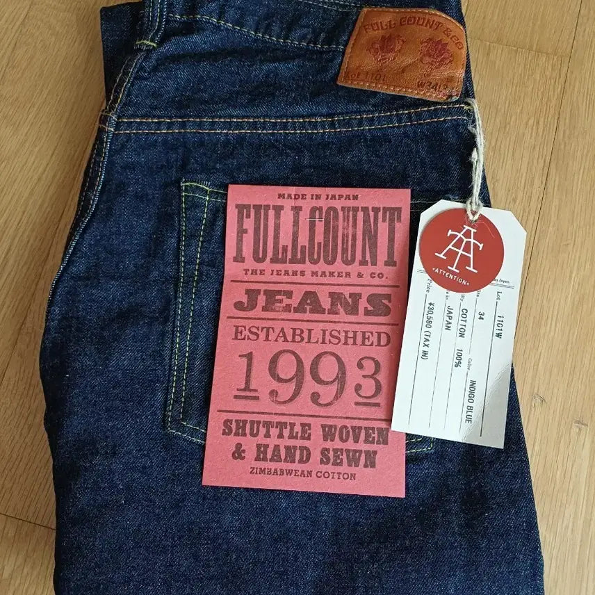[SOLD OUT] 풀카운트 1101w 34사이즈