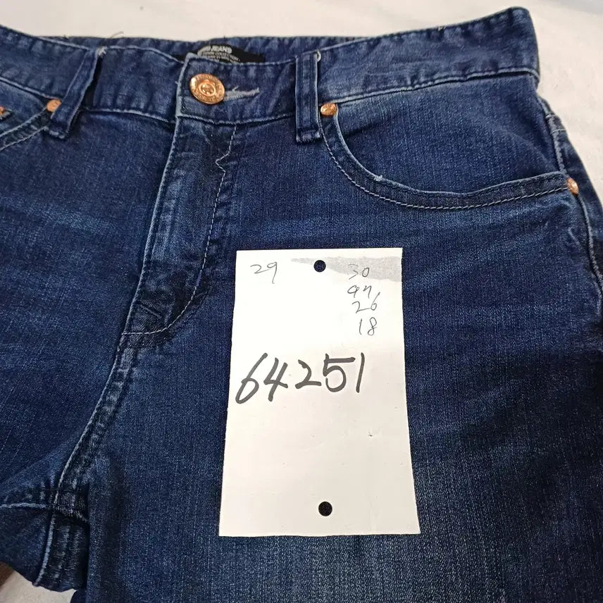 [SOLD OUT] 데님 청바지 데미지 워싱 진청 30사이즈 봄여름   64251