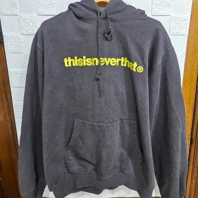 [SOLD OUT] 디스이즈네버댓 회색 후드티 기모