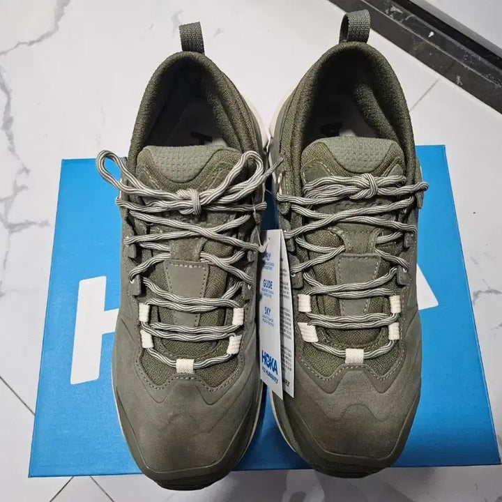 [BUNJANG] Hoka Kaha 3 Low GTX - Khaki Hiking Shoes / 호카 카하3 로우 GTX 1162532-EYP