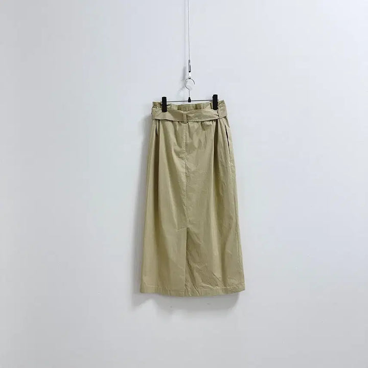 [BUNJANG] YUMER Belted Crinkle Wrap Skirt / 유메르 벨티드 바스락 랩 스커트
