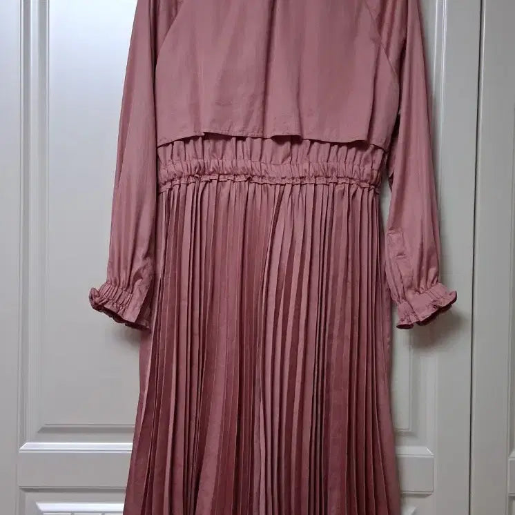 [SOLD OUT] 안나수이 로맨티카새틴플리츠원피스 롱자켓트렌치 55