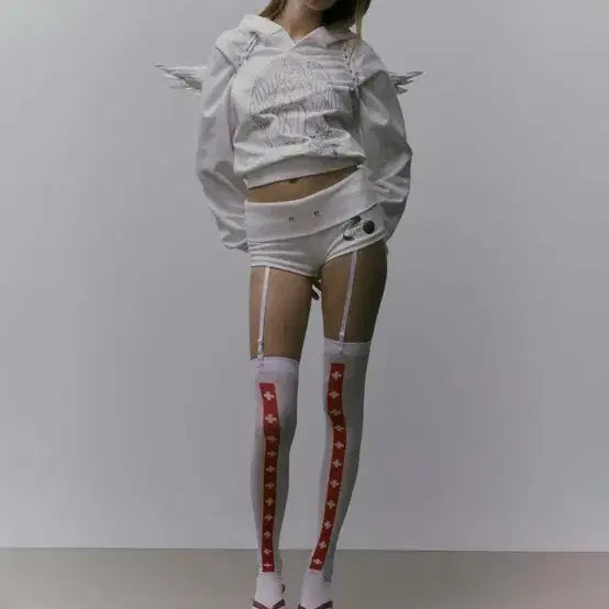 [BUNJANG] Sculptor Ed Hardy Cherry Shorts Low-rise Y2k Shorts / 스컬프터 에드하디 콜라보 숏팬츠 체리쇼츠 반바지 로우라이즈 y2k 빈티지