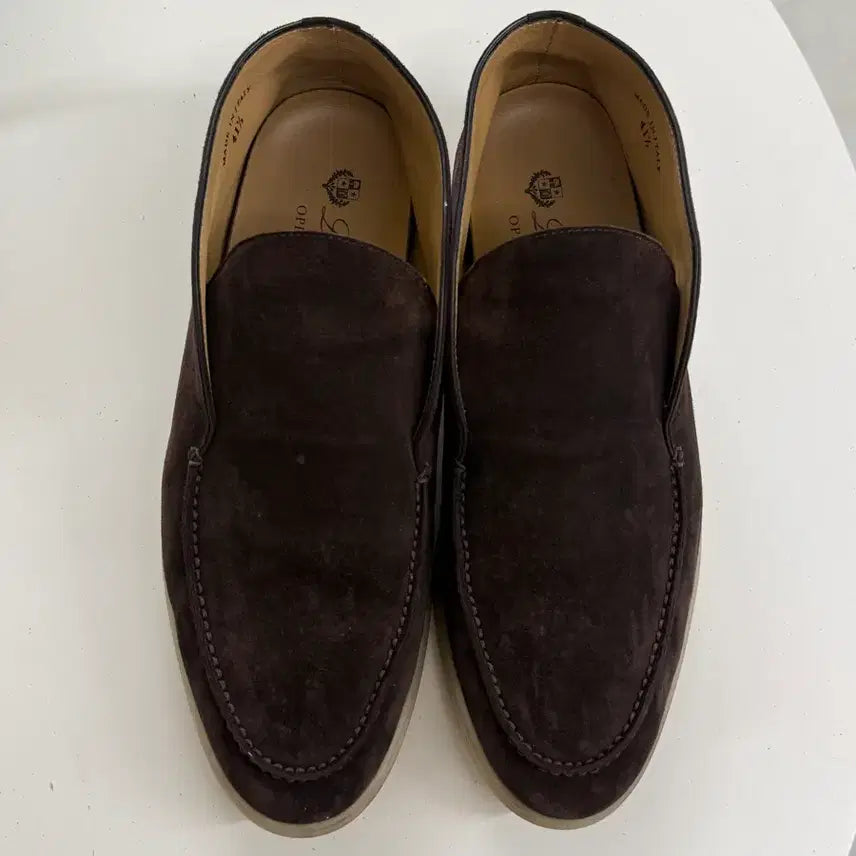 [BUNJANG] Loro Piana Summer Walk Suede Loafers Brown / 로로피아나 썸머워크 스웨이드 로퍼 브라운 41.5 (260~265) 상태