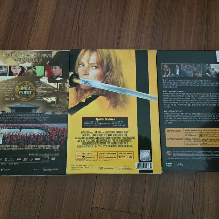 [SOLD OUT] 영화 비포선셋 비포선라이즈 킬빌 영웅 dvd