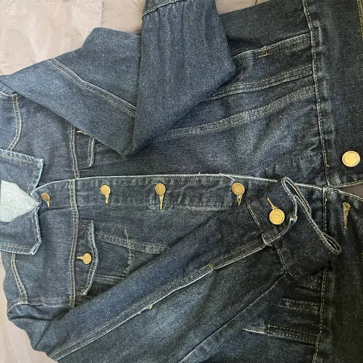 [BUNJANG] 66Girls Denim Jacket / 육육걸즈 청자켓