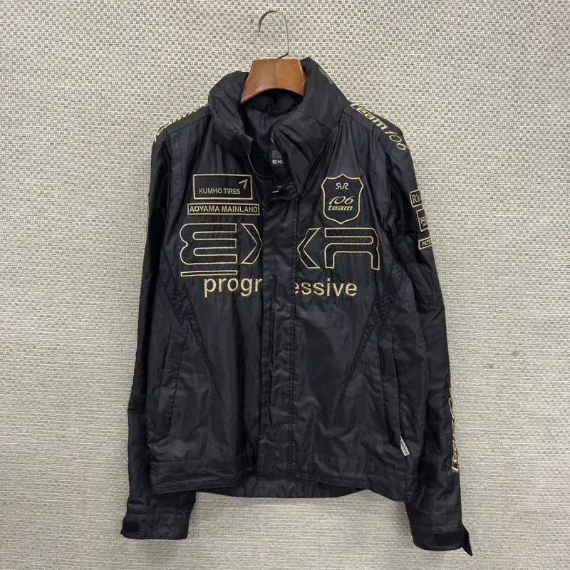 [BUNJANG] EXR Gold Rider Windbreaker Jacket / 이엑스알 검골 라이더 바람막이 자켓 100 A10037
