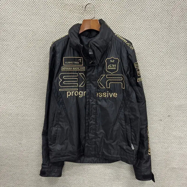 [BUNJANG] EXR Gold Rider Windbreaker Jacket / 이엑스알 검골 라이더 바람막이 자켓 100 A10037