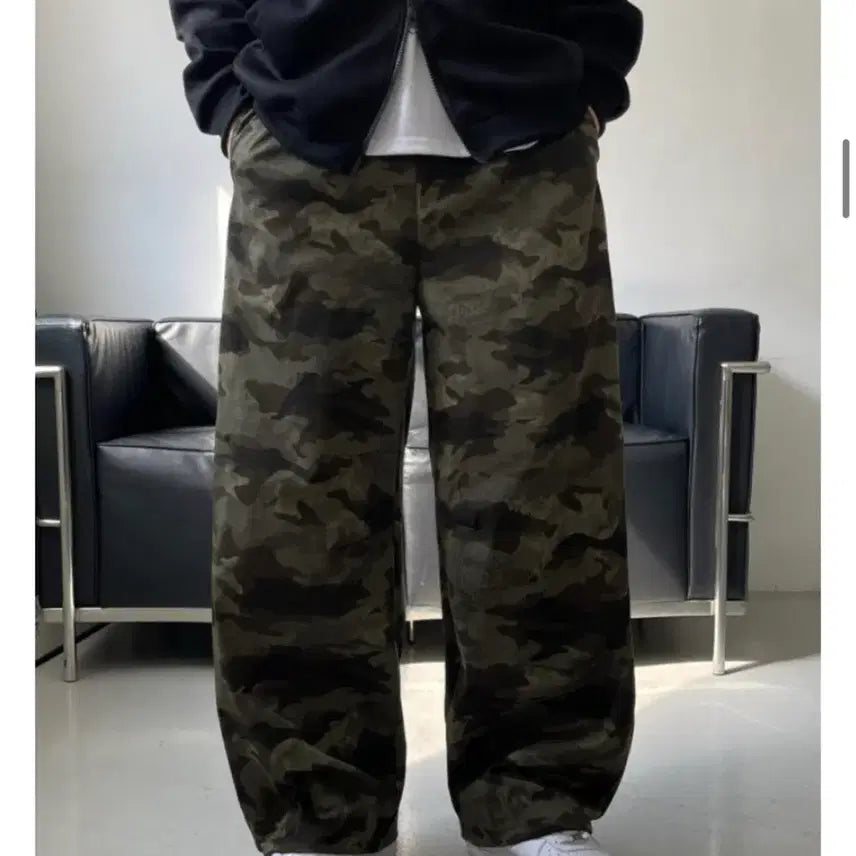 [BUNJANG] Kamo Wide Pants / (새제품) 카모 와이드팬츠