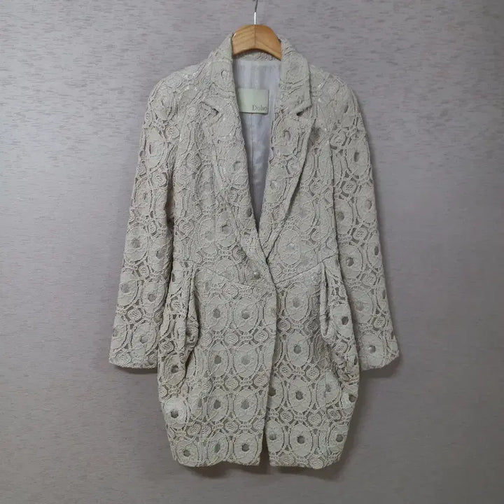 [BUNJANG] Doho Hidden Button Long Jacket for Women / B4-24/도호 숨김단추 롱자켓 여성
