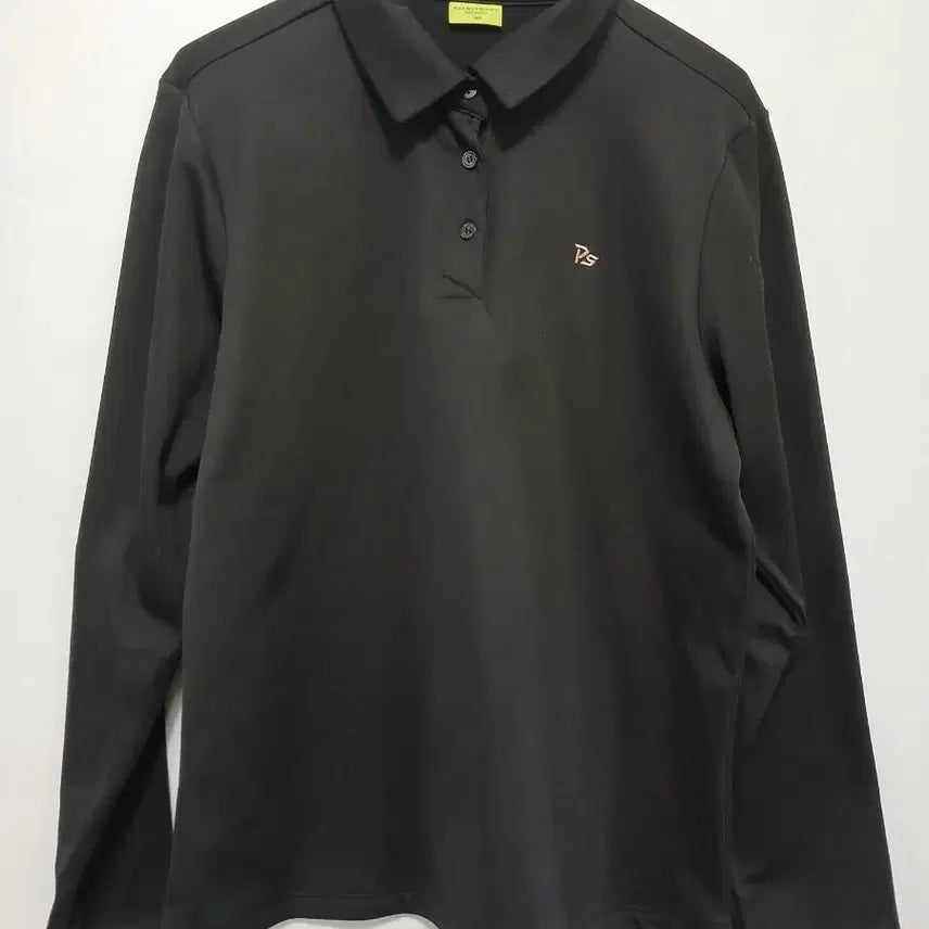 [BUNJANG] Palm Springs Black Long Sleeve Polo Shirt / 팜스프링스 블랙 긴팔 폴로 티셔츠