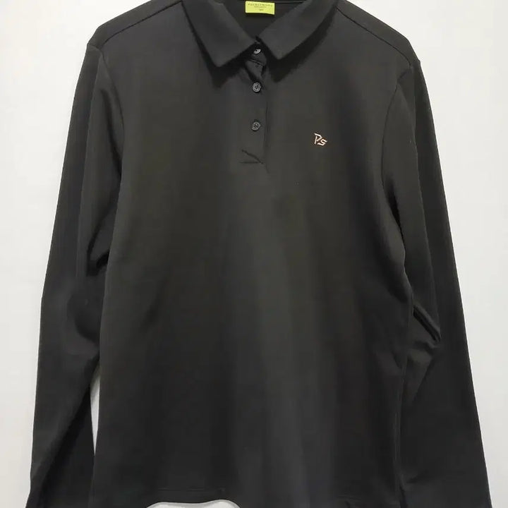 [BUNJANG] Palm Springs Black Long Sleeve Polo Shirt / 팜스프링스 블랙 긴팔 폴로 티셔츠
