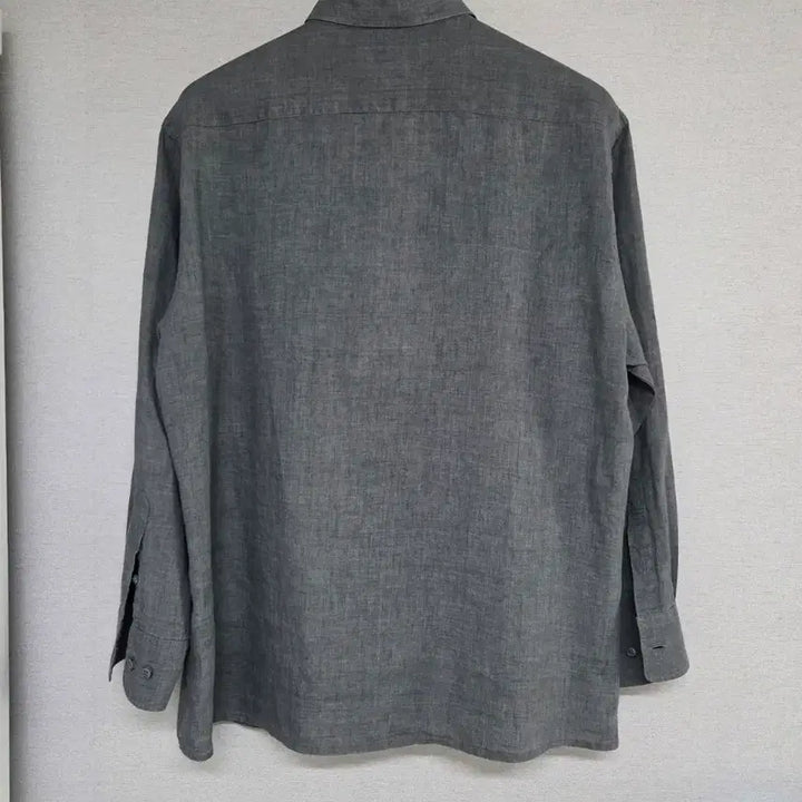 [SOLD OUT] 빈폴 남성 린넨 칠부소매셔츠 그레이 110(105권장)