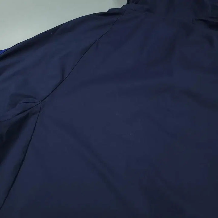 [BUNJANG] Nike Navy Swoosh Reflective Raglan Ripstop Hooded Nylon Jacket / 나이키 네이비 스우시 로고 리플렉티브 레글런 립스탑 후드 나일론 초경량
