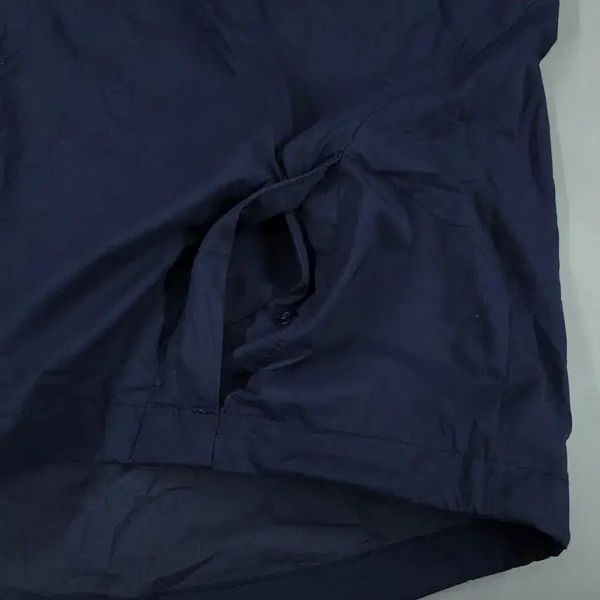 [BUNJANG] Nike Navy Swoosh Reflective Raglan Ripstop Hooded Nylon Jacket / 나이키 네이비 스우시 로고 리플렉티브 레글런 립스탑 후드 나일론 초경량
