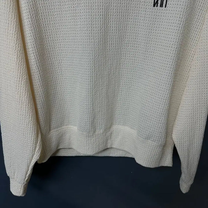 [BUNJANG] La Mar Maison Ivory V-Neck Knit T-Shirt / free 라멀마메종 아이보리 브이넥 니트 티셔츠