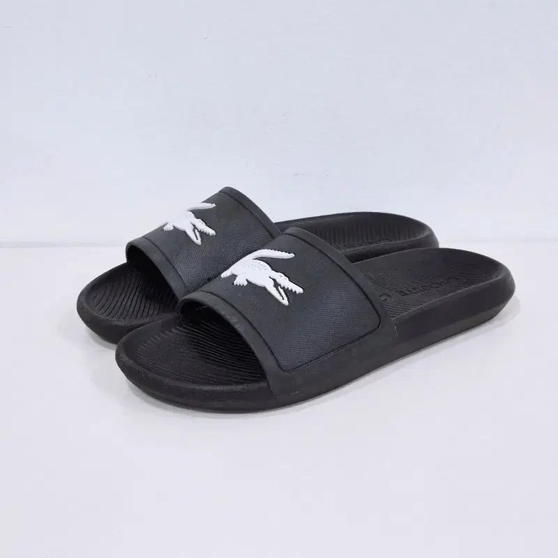 [BUNJANG] Lacoste Black Slippers / 라코스테 슬리퍼 235-240mm