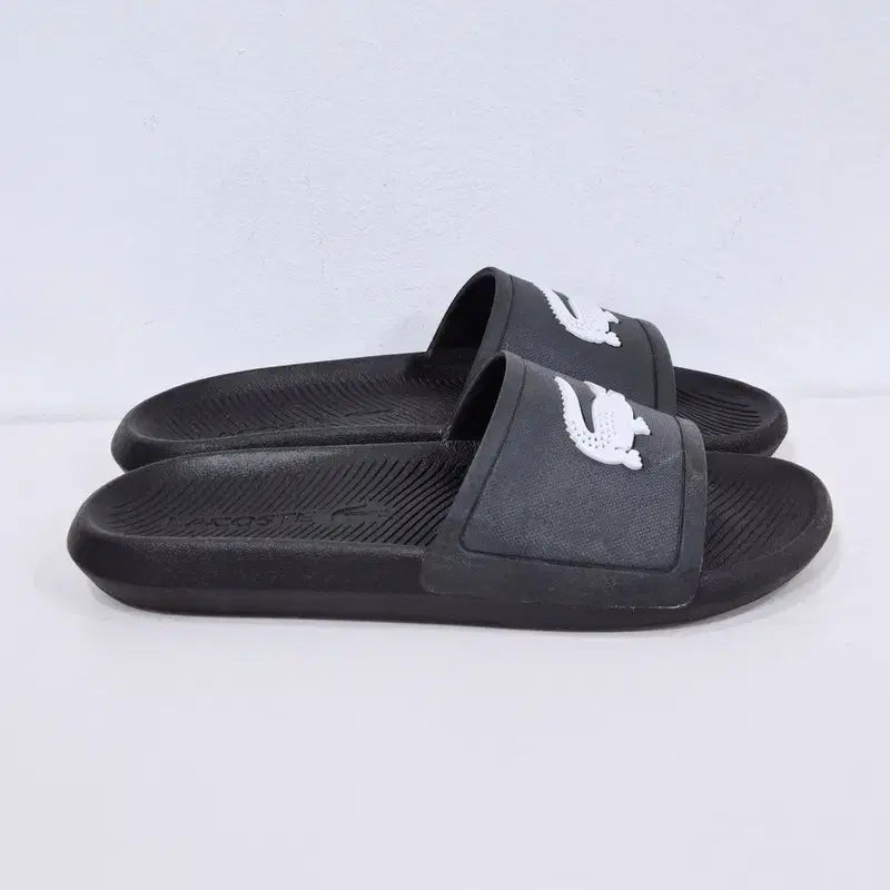 [BUNJANG] Lacoste Black Slippers / 라코스테 슬리퍼 235-240mm