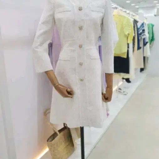 [BUNJANG] It MICHAA Tweed Dress / 잇미샤 트위드 원피스