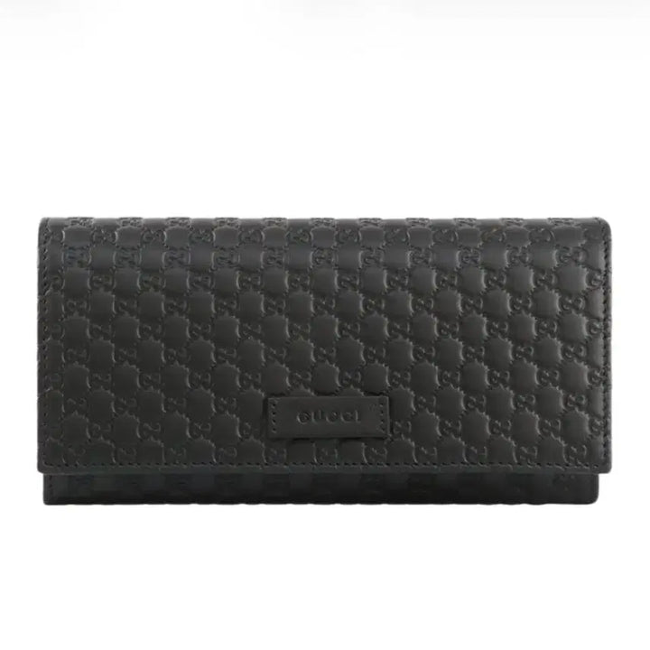 [BUNJANG] Gucci Microguccissima Black Long Wallet / 구찌 마이크로시마 블랙 장지갑