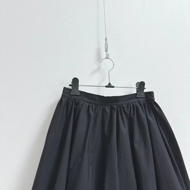 [BUNJANG] COS Black Cotton Midi Skirt / 코스 블랙 코튼 미디 스커트