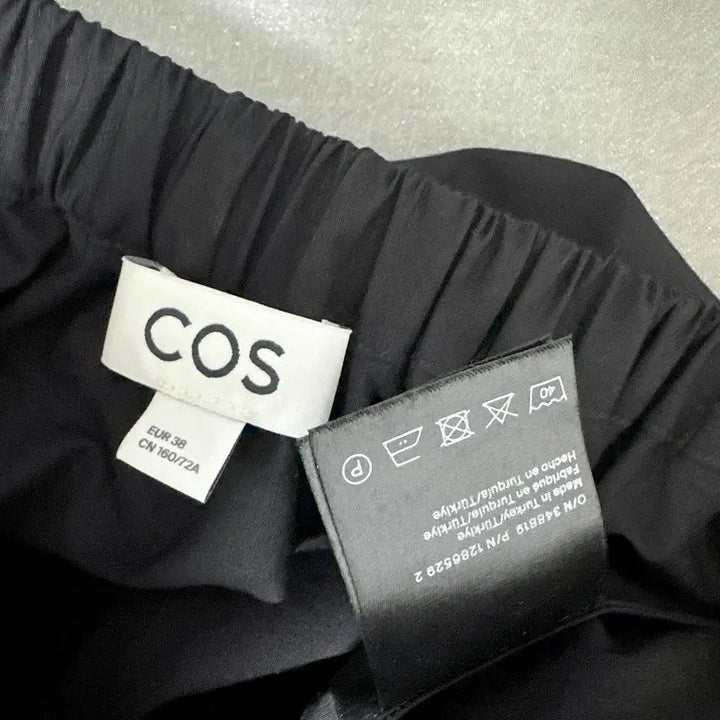 [BUNJANG] COS Black Cotton Midi Skirt / 코스 블랙 코튼 미디 스커트