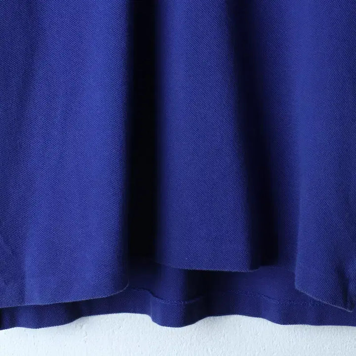 [BUNJANG] Polo Ralph Lauren Blue Short Sleeve Polo Shirt / W(S) 폴로 랄프로렌 반팔 카라 티셔츠 블루 레드포니-184DA