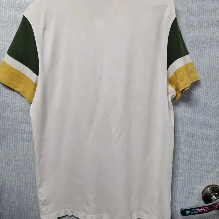 [SOLD OUT] 라코스테 화이트 배색 반팔 카라티