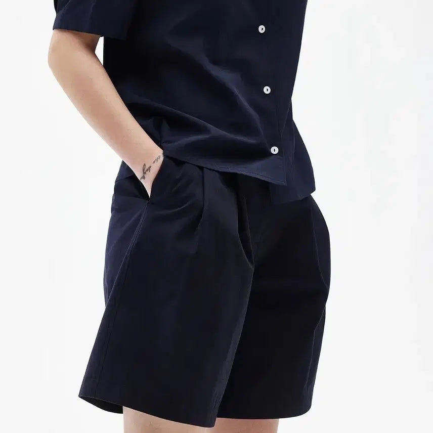 [BUNJANG] Alte Pleated Half Pants / 알테 핀턱 하프 팬츠