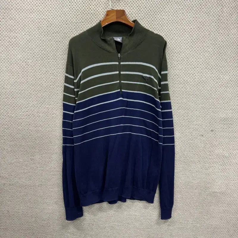 [BUNJANG] Puma Half-Zip Knit XL Sweater / 푸마 반집업 니트 XL A10007