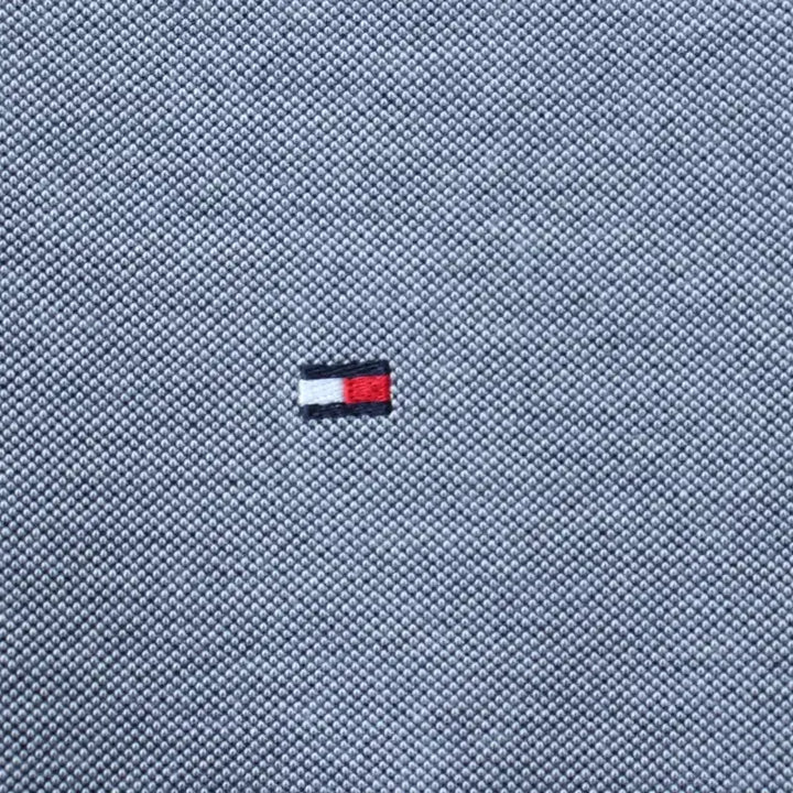[BUNJANG] Tommy Hilfiger Gray Polo Shirt / (M-L) 타미힐피거 반팔 카라 티셔츠 그레이 무지 놈코어-184DF