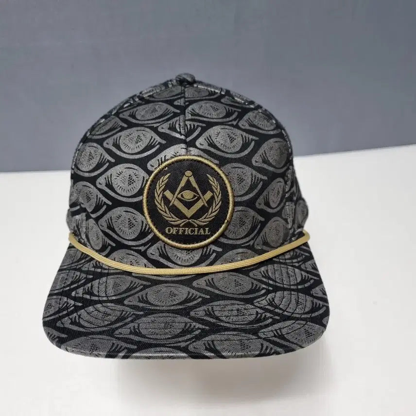 [BUNJANG] Official Eye Pattern Ball Cap / 오피셜 볼캡 남자프리ㅡ0424