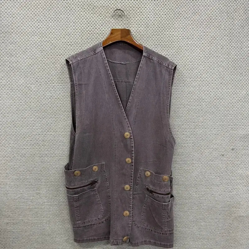 [SOLD OUT] 빈티지 베스트 조끼 100 M16938