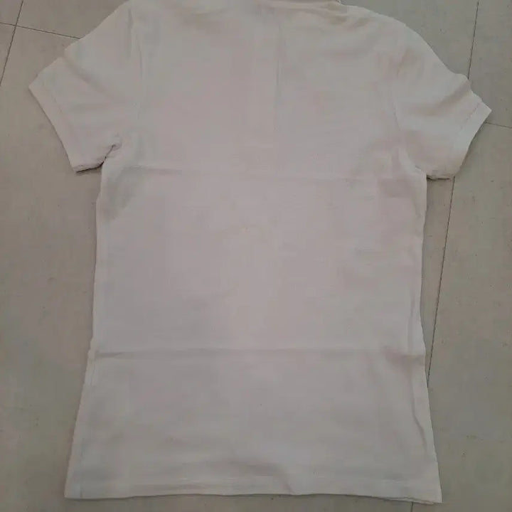 [BUNJANG] Maison Kitsune Fox Patch Polo Shirt White S / 메종키츠네 폭스 반팔 카라티 화이트 s