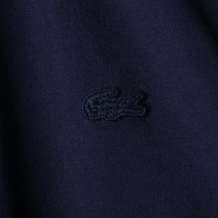 [BUNJANG] Lacoste Small Logo Navy Polo Shirt / (S-M) 라코스테 반팔 카라 티셔츠 스몰로고 네이비 놈코어-184E3