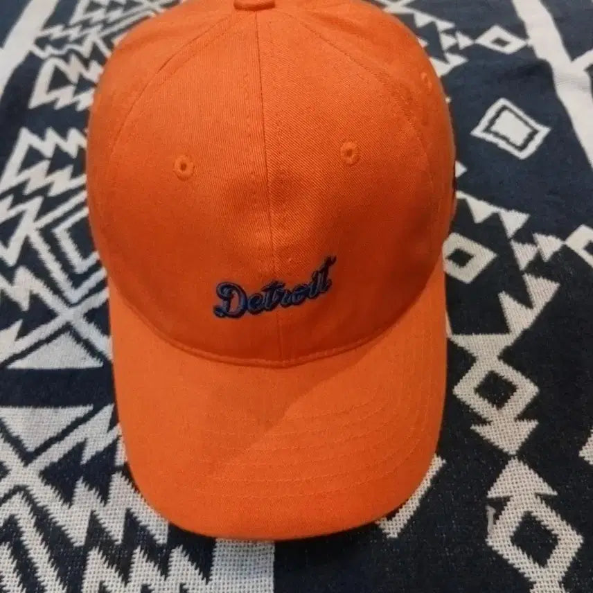 [BUNJANG] MLB Detroit Tigers Team Logo Cotton Baseball Cap / MLB 엠엘비 오렌지 디트로이트 타이거즈 팀 로고 코튼 볼캡 야구모자 F