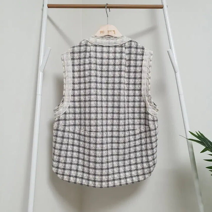[BUNJANG] SJSJ Tweed Vest Jacket / 한섬 SJSJ 트위드 조끼자켓