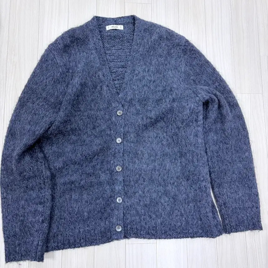 [BUNJANG] Vellie Mohair Cardigan / 벨리에 모헤어 가디건(브러쉬드 탐 가디건)
