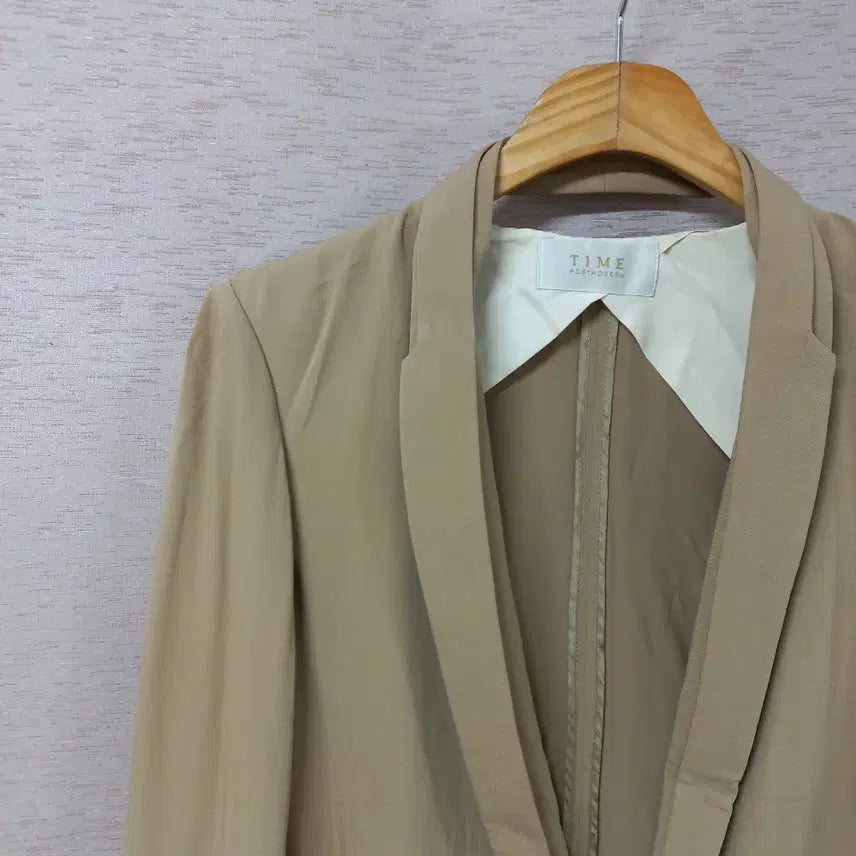 [BUNJANG] B4-24 Beige Silk Lined Jacket Women&