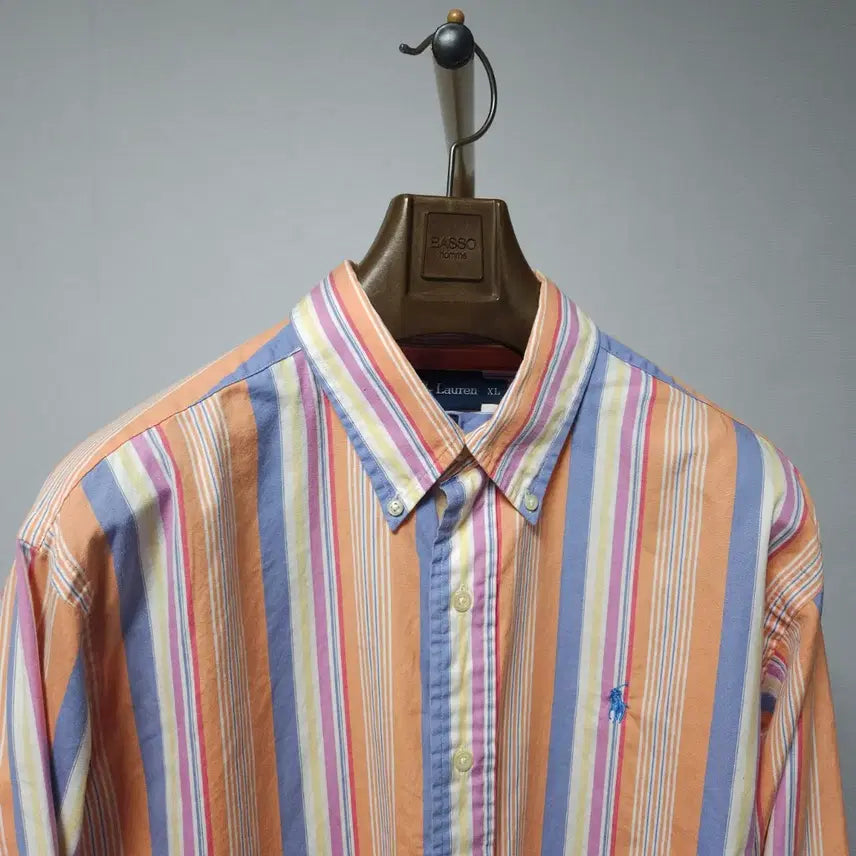 [SOLD OUT] XL ) 폴로 랄프로렌 클래식 스트라이프 셔츠 남방