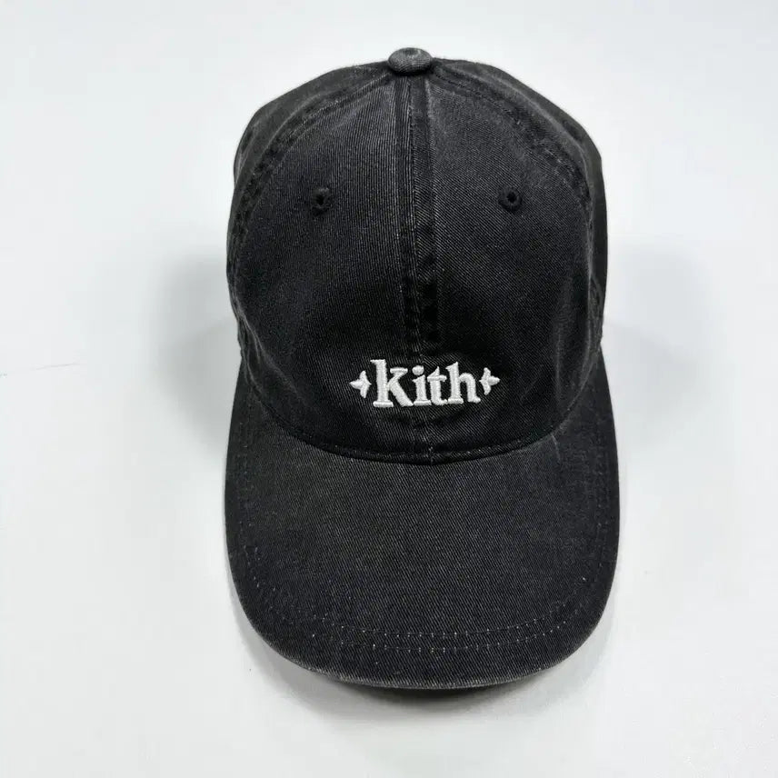 [SOLD OUT] Kith 키스 베이직 자수 로고 볼캡 차콜 그레이
