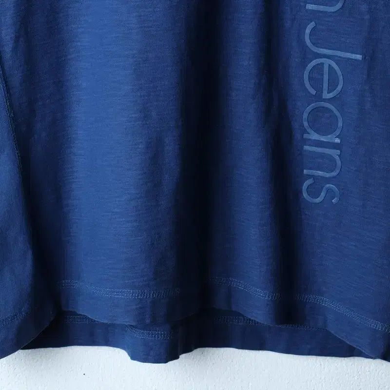 [BUNJANG] Calvin Klein V-Neck Lettering Polo T-Shirt / (M-XL) 캘빈클라인 반팔 카라 티셔츠 브이넥 레터링-184E8