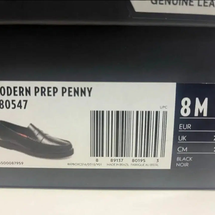 [BUNJANG] Rockport Modern Prep Penny Loafer Black 260 / 락포트 모던 프렙 페니 로퍼 블랙 260
