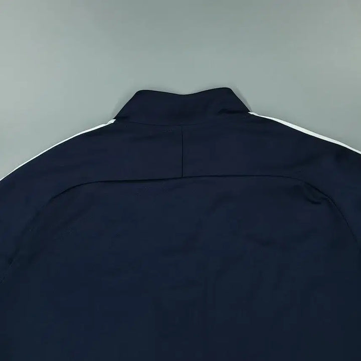 [BUNJANG] Nike Navy White Raglan Dry-Fit Track Top Jacket / 나이키 네이비 화이트 배색 스우시 로고 레글런 드라이핏 트랙탑 집업 져지