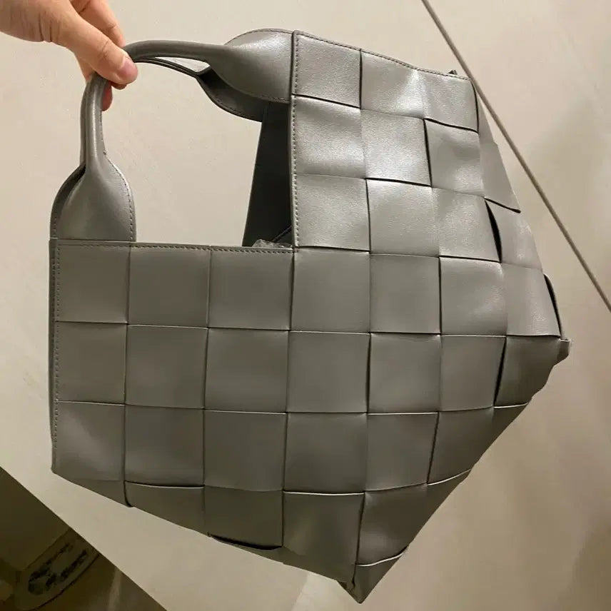 [BUNJANG] La Maison de YJ Tote Bag Gray / 라메종드지 토트백 가방 그레이