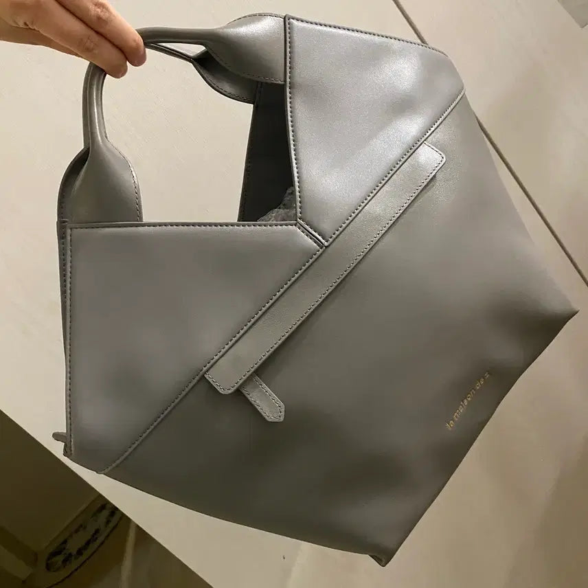 [BUNJANG] La Maison de YJ Tote Bag Gray / 라메종드지 토트백 가방 그레이