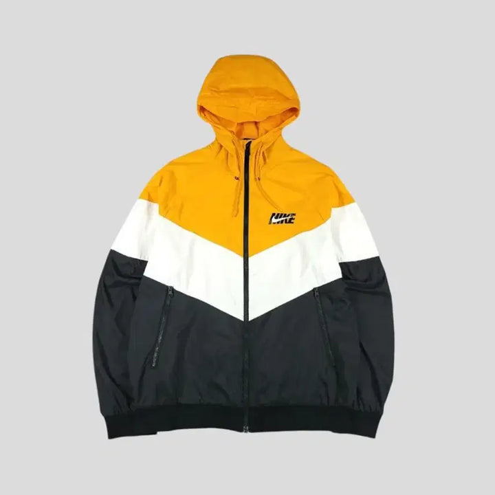 [SOLD OUT] 나이키 옐로우 화이트 블랙 배색 스우시 로고 스펠아웃 레글런 립스탑 이너